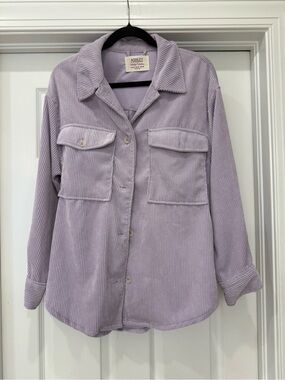 Ashley By 26 International Lilac Corduroy Jacket